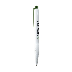 Stylo à encre bleue ou noire avec embout antidérapant, clip et bouton poussoir colorés 4