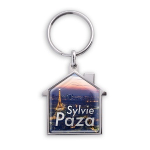 Porte-clés zamac forme maison rukc08 3