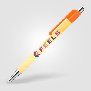 Stylo Astaire chrome avec embout coloré (+SimpliColour) 23
