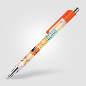 Stylo Astaire chrome avec embout coloré (+SimpliColour) 14