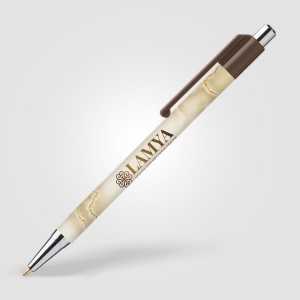 Stylo Astaire chrome avec embout coloré (+SimpliColour) 7