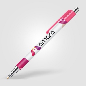 Stylo Astaire chrome avec embout coloré (+SimpliColour) 4