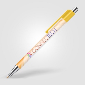 Stylo Astaire chrome avec embout coloré (+SimpliColour) 20
