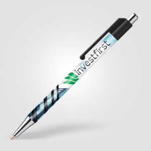 Stylo Astaire chrome avec embout coloré (+SimpliColour) 9