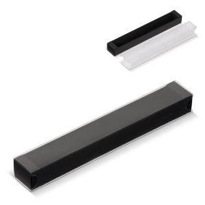 Etui cadeau avec fourreau en PCV 1 stylo