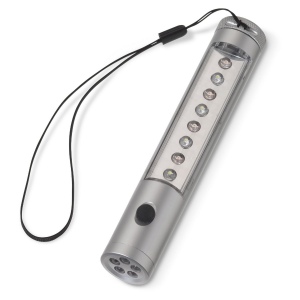 Lampe torche alu 5 + 8 LED avec aimant 3