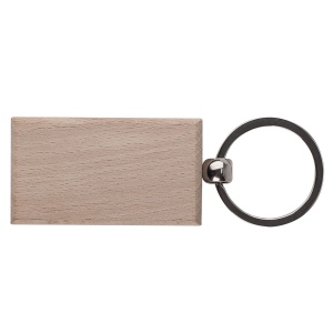 Porte-clés rectangulaire en bois 3