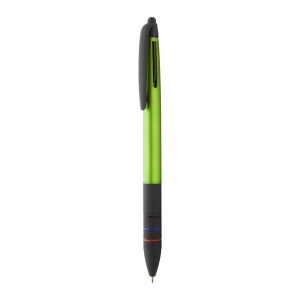 Trime stylo bille 3 couleurs stylet 4