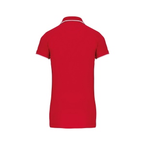 Polo maille piquée manches courtes femme 6