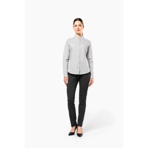 Chemise col mao manches longues femme 22