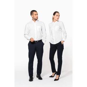 Chemise col mao manches longues femme 34