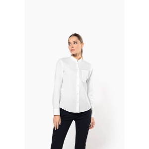 Chemise col mao manches longues femme 37