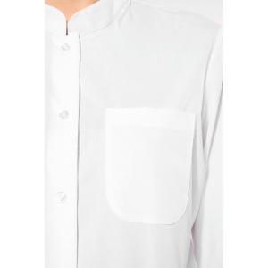Chemise col mao manches longues femme 40