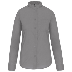 Chemise col mao manches longues femme 6