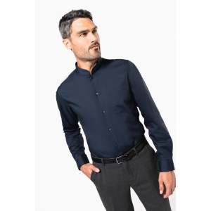 Chemise col mao manches longues 21
