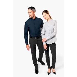 Chemise col mao manches longues 36