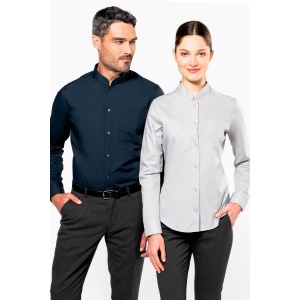 Chemise col mao manches longues 37