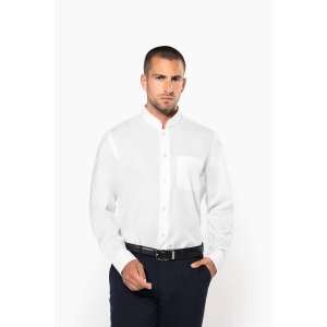 Chemise col mao manches longues 40