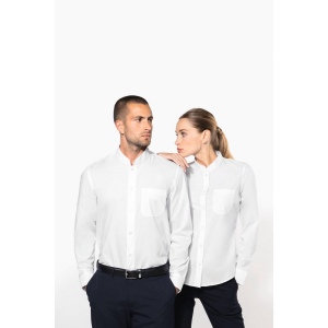 Chemise col mao manches longues 48