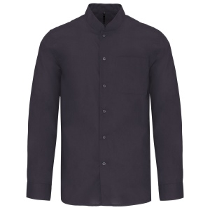Chemise col mao manches longues 7