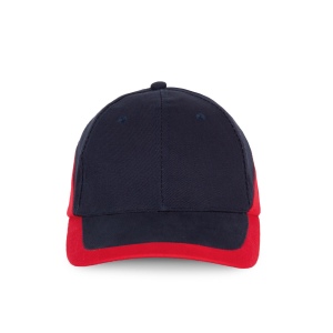 Racing - Casquette bicolore 6 panneaux 6