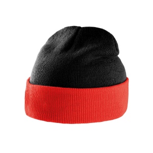 Bonnet bicolore avec revers 3