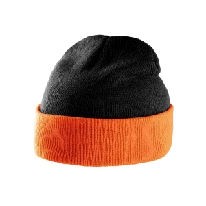 Bonnet bicolore avec revers 2