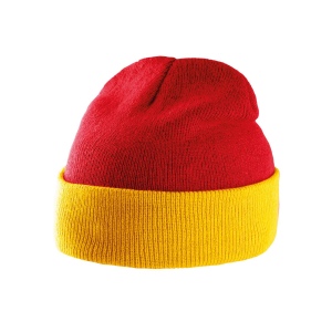 Bonnet bicolore avec revers 6