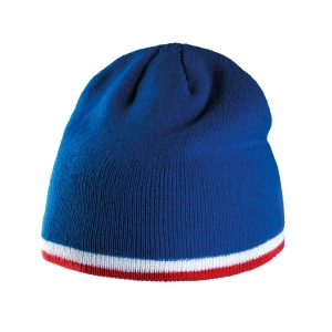 Bonnet bande bicolore contrastée 8