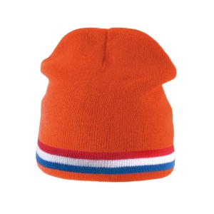 Bonnet bande bicolore contrastée 11