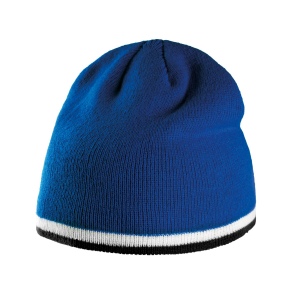 Bonnet bande bicolore contrastée 7