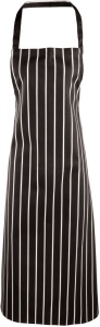 Tablier à bavette rayé 2