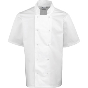 Veste de cuisine manches courtes à boutons pression 3