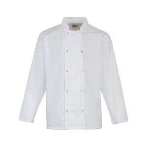 Veste de cuisine manches longues à boutons pression 3