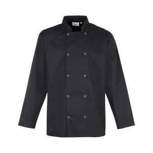 Veste de cuisine manches longues à boutons pression 2