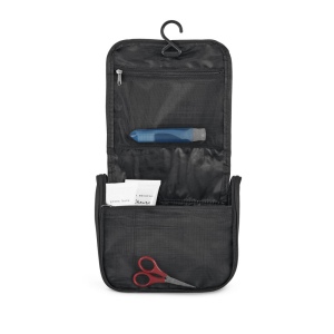WILLIS. Trousse de toilette en microfibre avec plusieurs poches 4