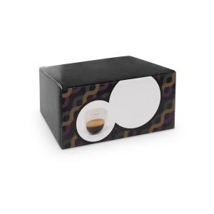 EXPRESSO. Set à café en verre borosilicaté avec 2 verres 4