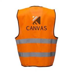 Veste de sécurité fluorescente, 100 % tricot polyester 4
