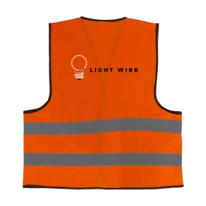 Veste de sécurité fluorescente, 100 % tricot polyester 10