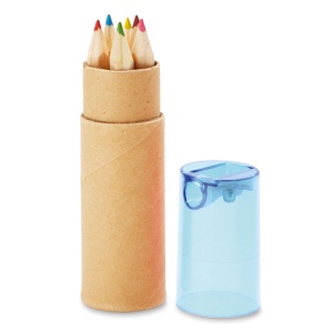 Tube de 6 crayons de couleur - PETIT LAMBUT 6