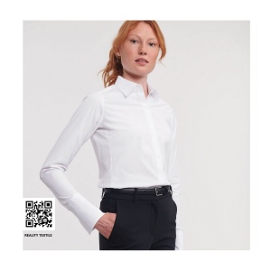LADIES' LONG SLEEVE FITTED ULTIMATE STRETCH SHIRT 10