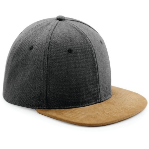 Casquette visière aspect daim 2