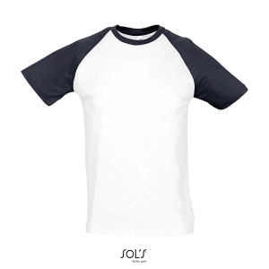 Tee-shirt homme bicolore manches raglan - FUNKY 9