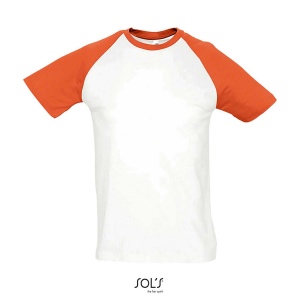 Tee-shirt homme bicolore manches raglan - FUNKY 10