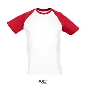 Tee-shirt homme bicolore manches raglan - FUNKY 11