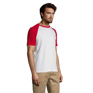 Tee-shirt homme bicolore manches raglan - FUNKY 39