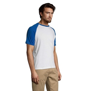 Tee-shirt homme bicolore manches raglan - FUNKY 40