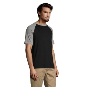 Tee-shirt homme bicolore manches raglan - FUNKY 41