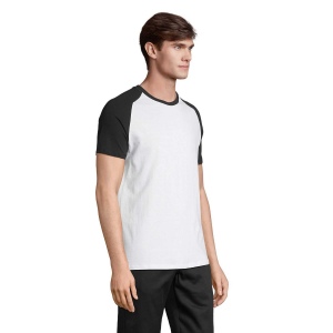 Tee-shirt homme bicolore manches raglan - FUNKY 43