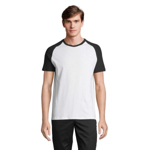 Tee-shirt homme bicolore manches raglan - FUNKY 8
